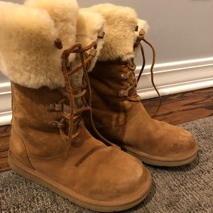 UGG Boots Lace Up size 8